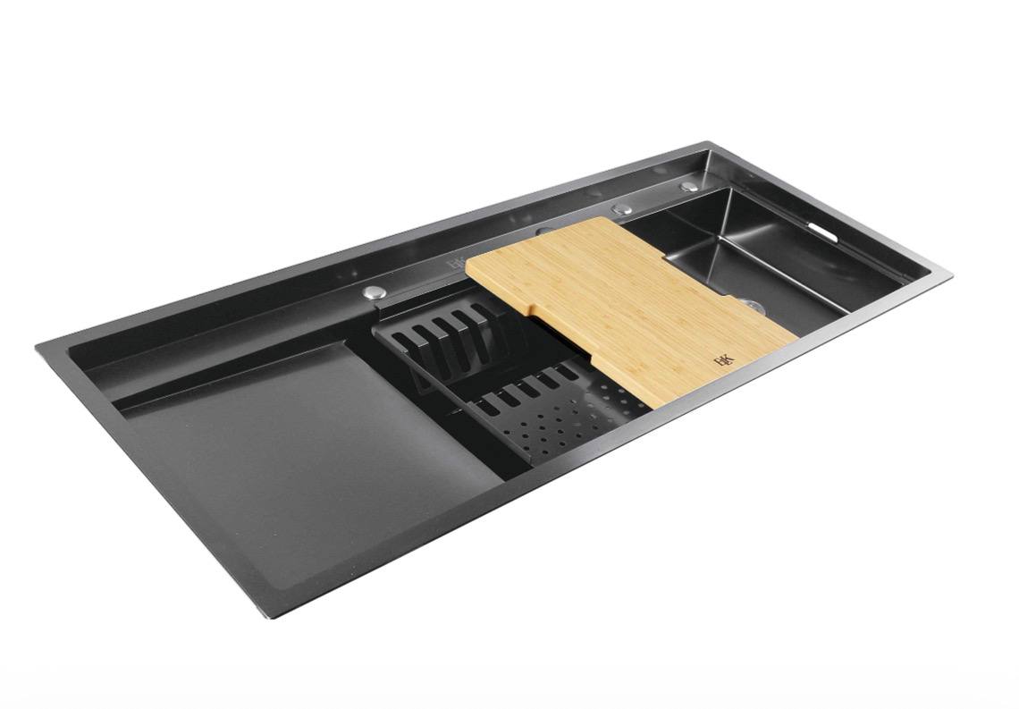 سینک دوپله S12051 L/R new black